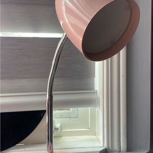 Pink Desk Lamp with Flexible Neck